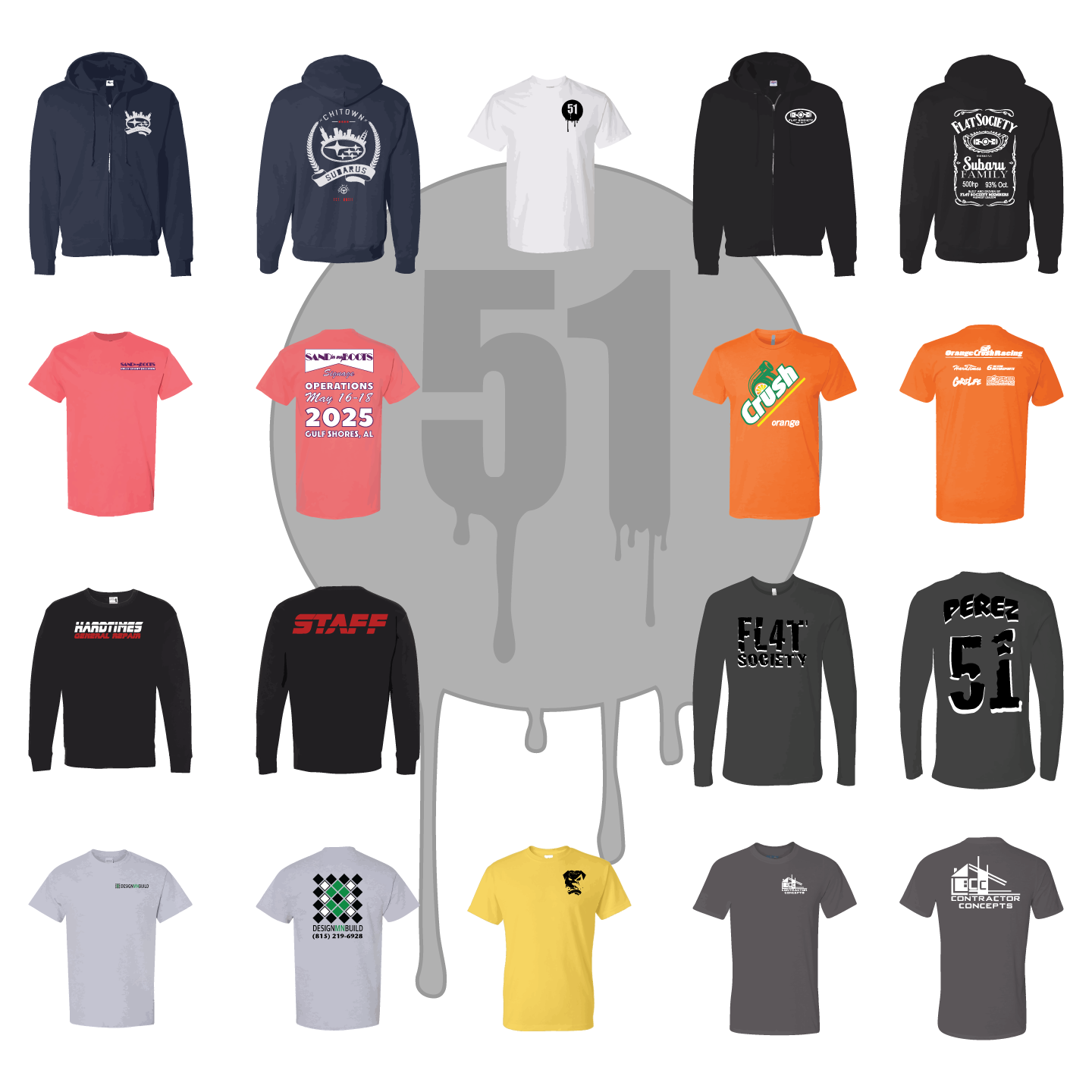 Five One Prints Wall